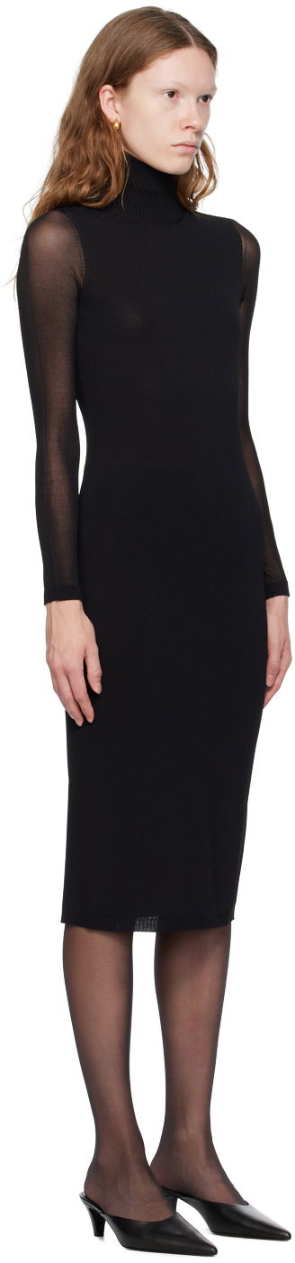 Kjole Max Mara Max Mara Natalia Midi Dress Sort | 2313260539600 MM12051, 1