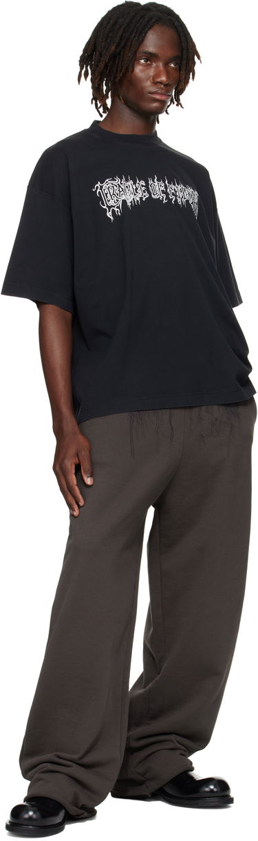 Joggingbukser VETEMENTS Vetements Cradle of Filth Dripping Logo Baggy Sweatpants Grå | UCF76SP450C, 3