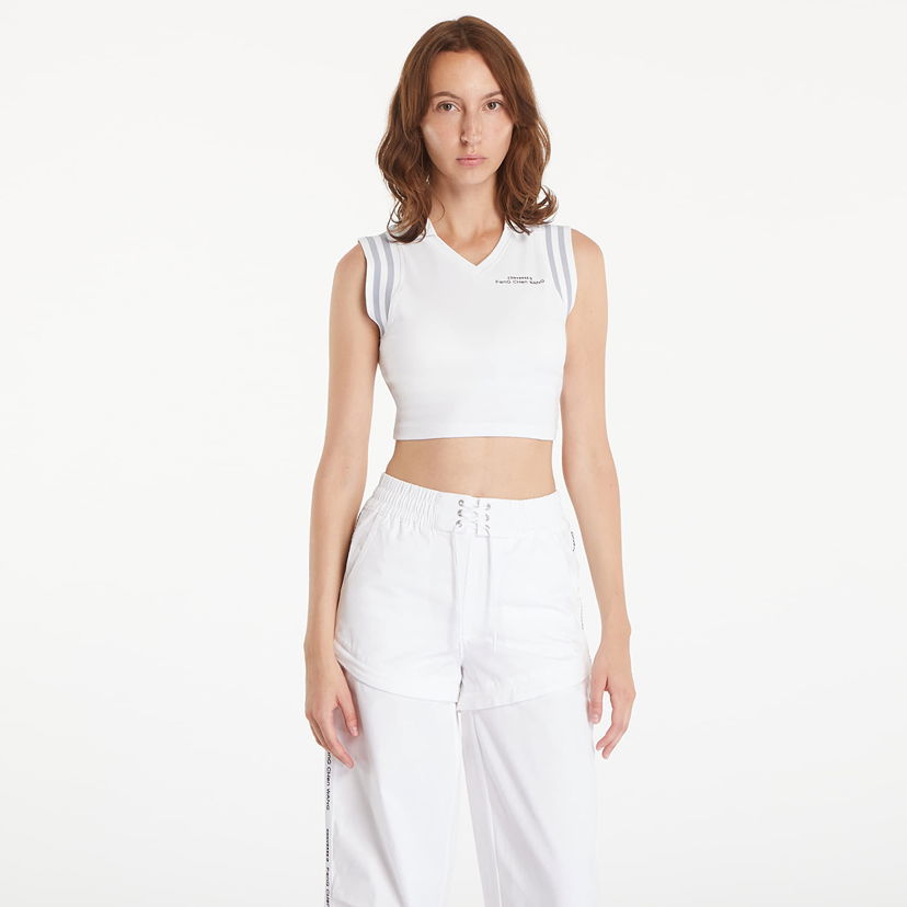 Polo skjorte Converse Feng Chen Wang x Polo Top White/ Arctic Ice Hvid | 10027477-A01