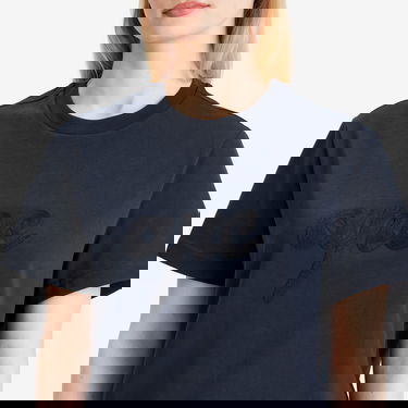 T-shirt A.P.C. Women's Lenny Logo T-Shirt, Size Large Mørkeblå | COHGS-M26504-IAK, 5