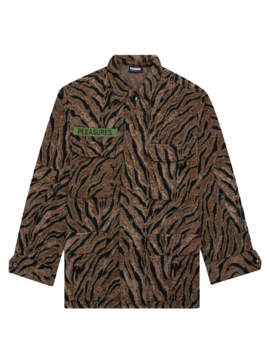 Jakke Pleasures Jungle Jacket Brun | P21F028-BROWN