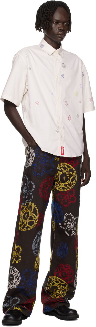 Bukser KENZO Kenzo Paris Futura 2000 Edition Embroidered Trousers Sort | FF65PA3839G2, 3