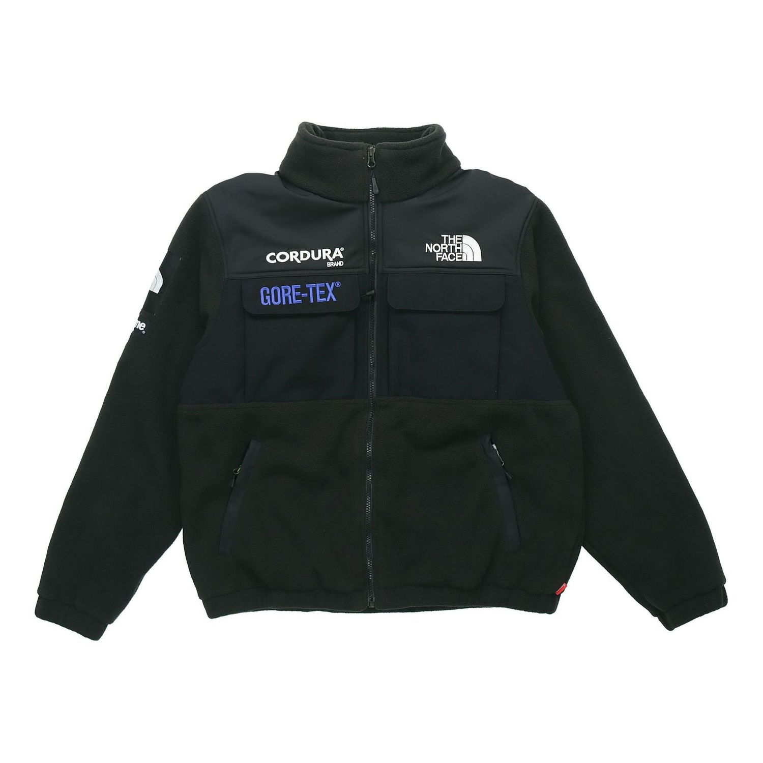 Puffer jakke Supreme The North Face Expedition Fleece Jacket Sort | SUP-FW18-1018, 0
