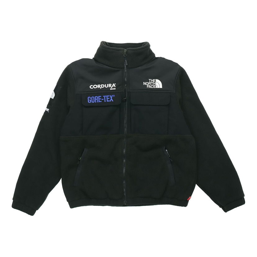 Puffer jakke Supreme The North Face Expedition Fleece Jacket Sort | SUP-FW18-1018