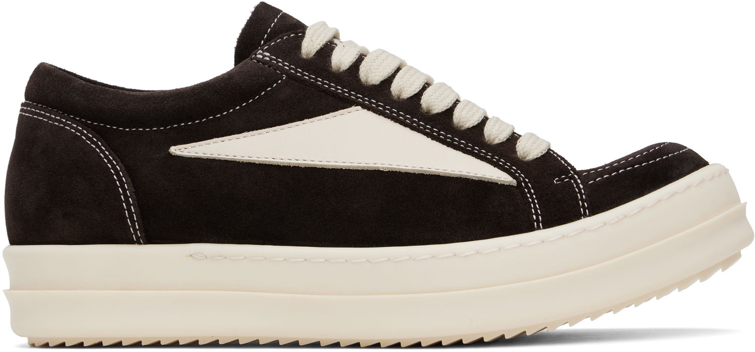 Sneakers og sko Rick Owens Rick Owens Hollywood Vintage Sneaks Brun | RP01E7888 LVSLCO, 0