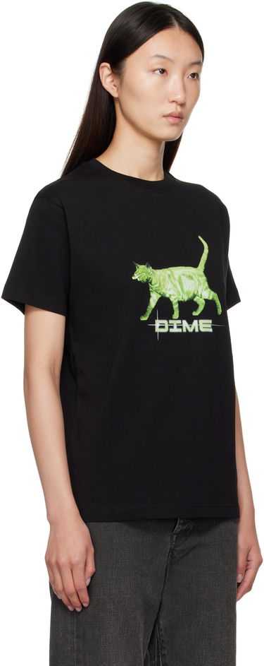 T-shirt Dime Dime Splinter Graphic T-Shirt Sort | DIMESU2552BLK, 1