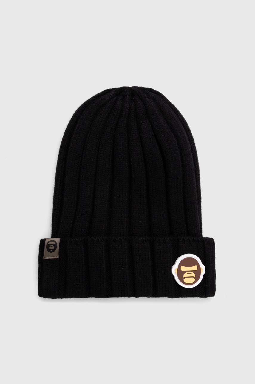 Beanie AAPE by A Bathing Ape AAPE Basic "Aldo" Badge Beanie Sort | AHT5245, 0