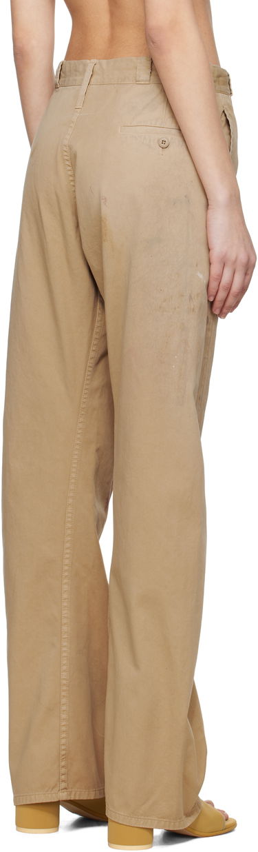 Cargo bukser Maison Margiela MM6 Maison Margiela Tailored Painter Trousers Beige | S62KB0230 M35435, 2