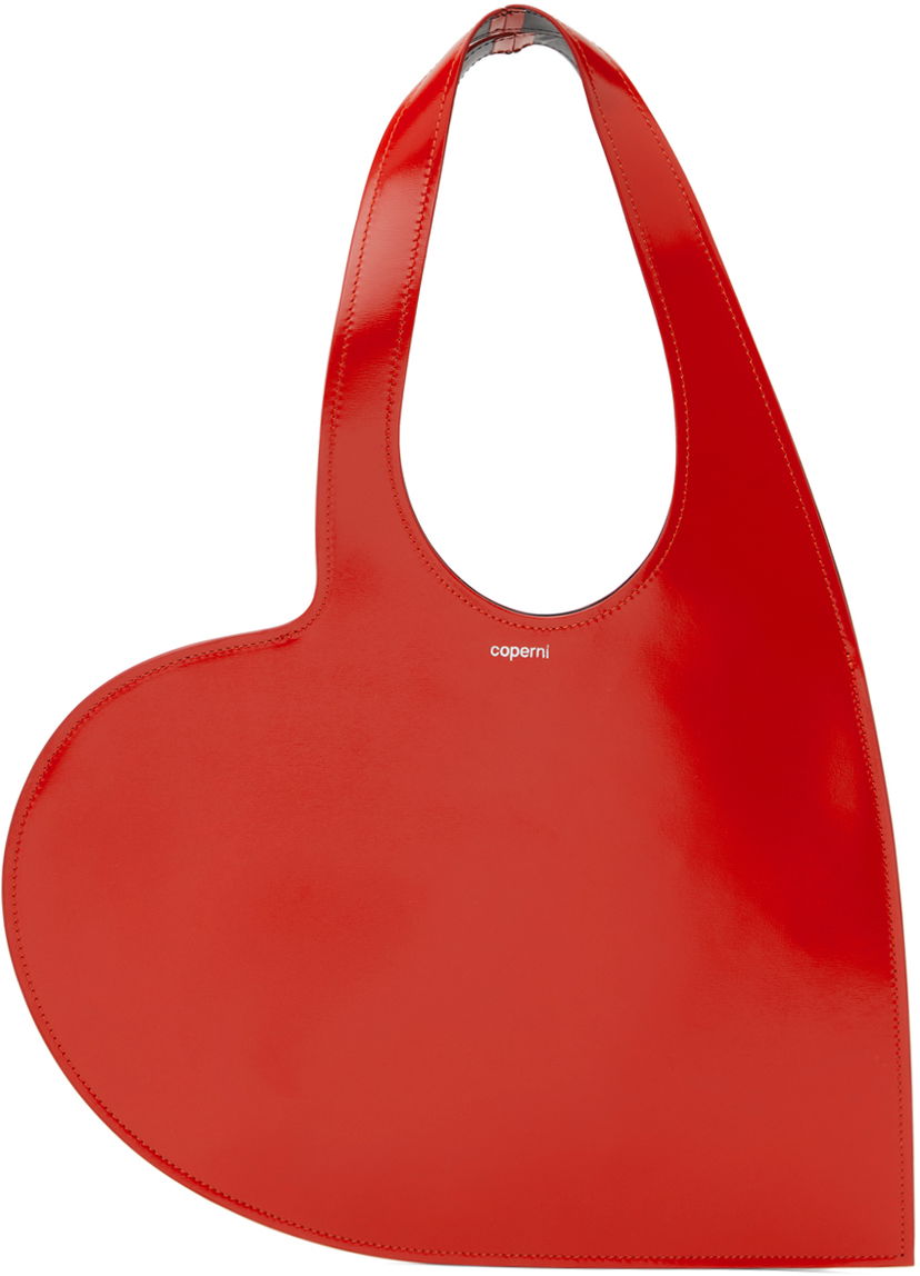 Mulepose Coperni Coperni Mini Heart Tote Bag Rød | COPBA14BISF6002