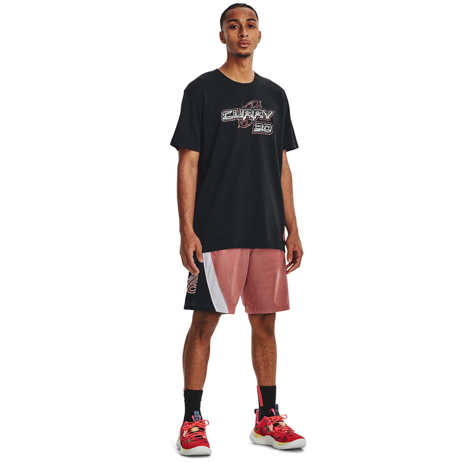 Shorts Under Armour Curry Splash 9'' Short Red Rød | 1374303-604, 1