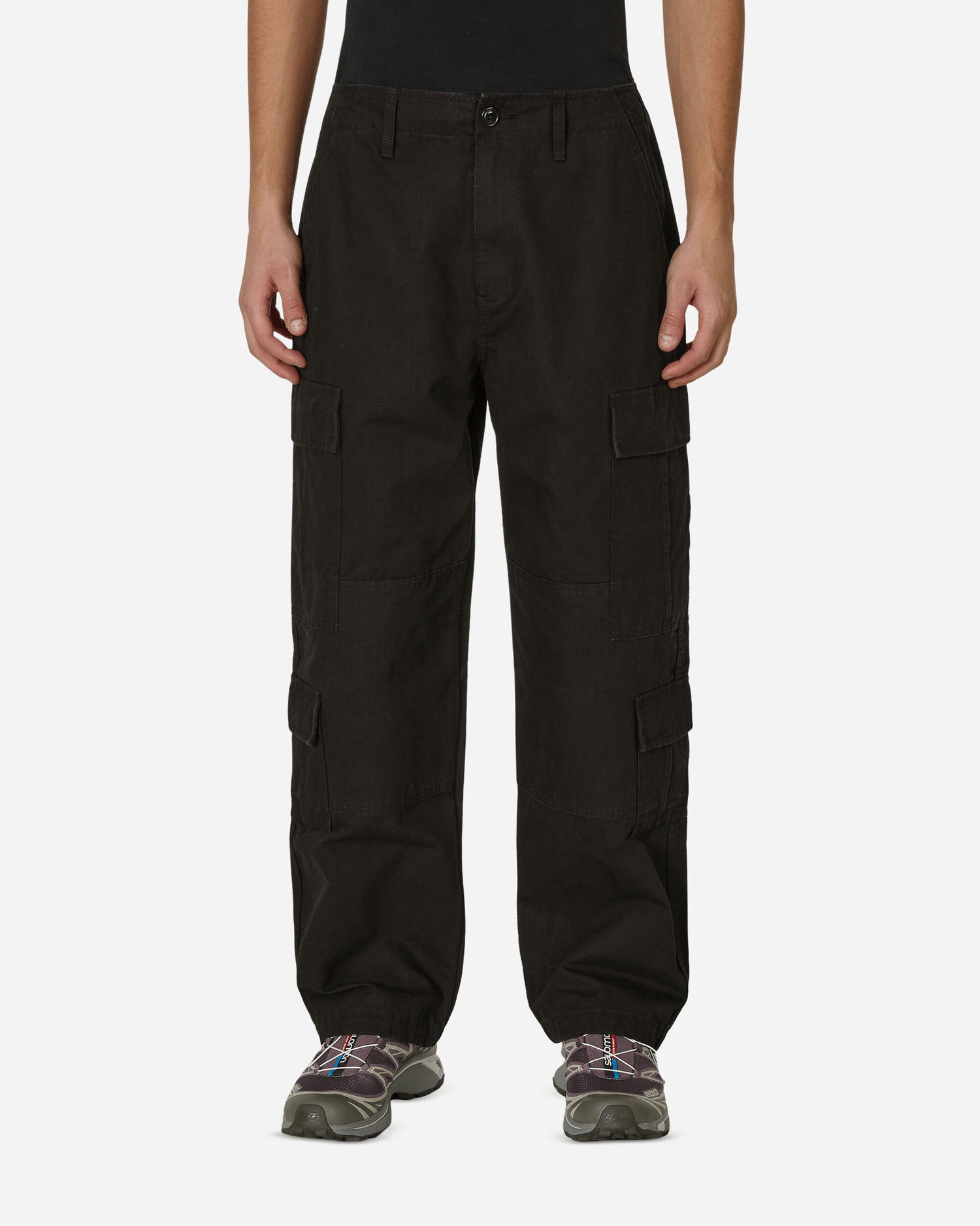 Cargo bukser Stüssy Ripstop Surplus Cargo Pants Sort | 116586S BLAC, 0
