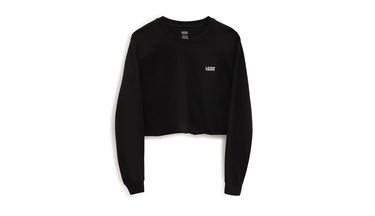 Crop top Vans W Cropped T-shirt Sort | VN0A4OUQBLK, 0