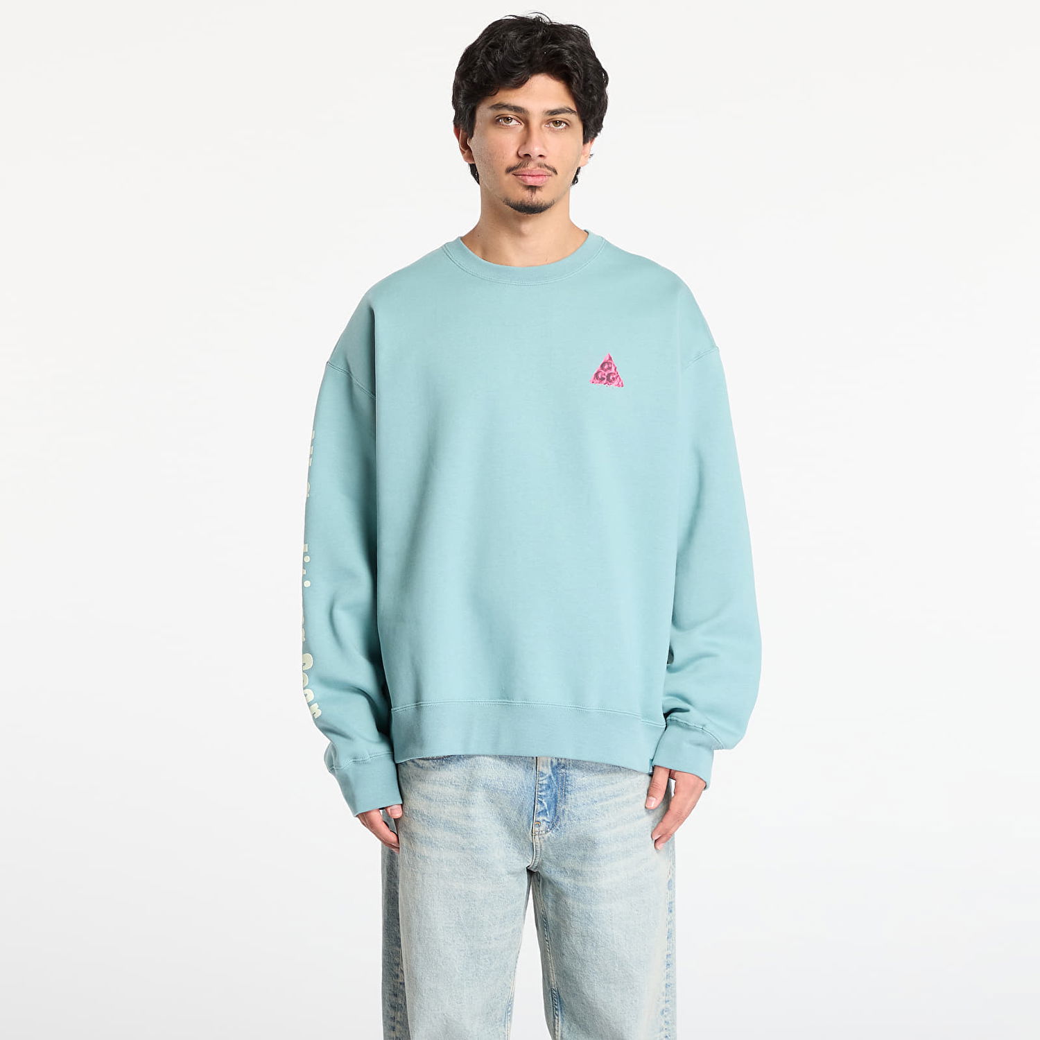 Sweatshirt Nike ACG ACG Tuff Fleece Crew-Neck Sweatshirt Turkis | HV1119-017, 0