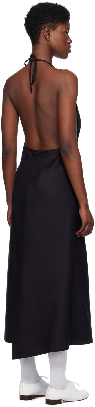 Kjole Baserange Baserange Apron Maxi Dress Sort | DRAP-RS-000, 2