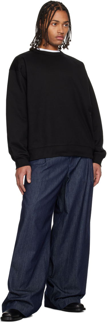Sweatshirt Dries Van Noten Dries Van Noten Oversized Sweatshirt Sort | 252-021152-2611, 3
