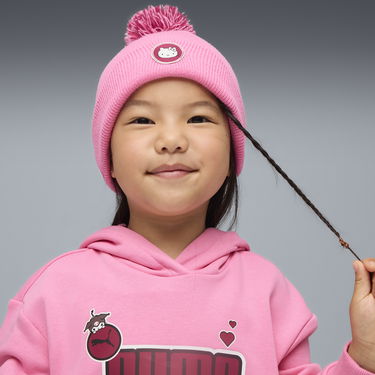 Beanie Puma PUMA x HELLO KITTY AND FRIENDS Pom-pom Beanie Lyserød | 026562_01, 1