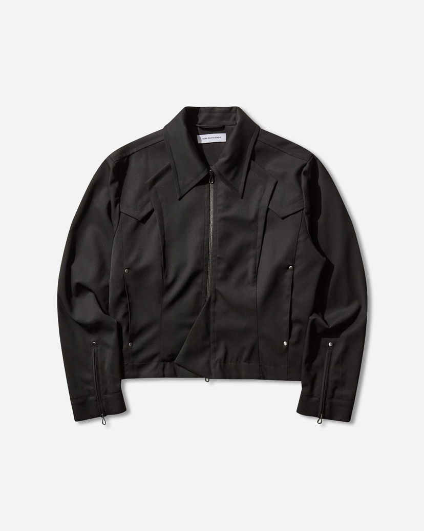Jakke KIKO KOSTADINOV Kraner Cropped Blouson Sort | KKAW25J09 39
