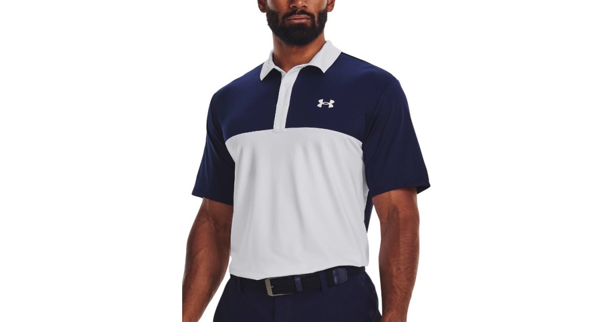 Polo skjorte Under Armour Performance 3.0 Color Block Polo Shirt Flerfarvet | 1377375-100, 1