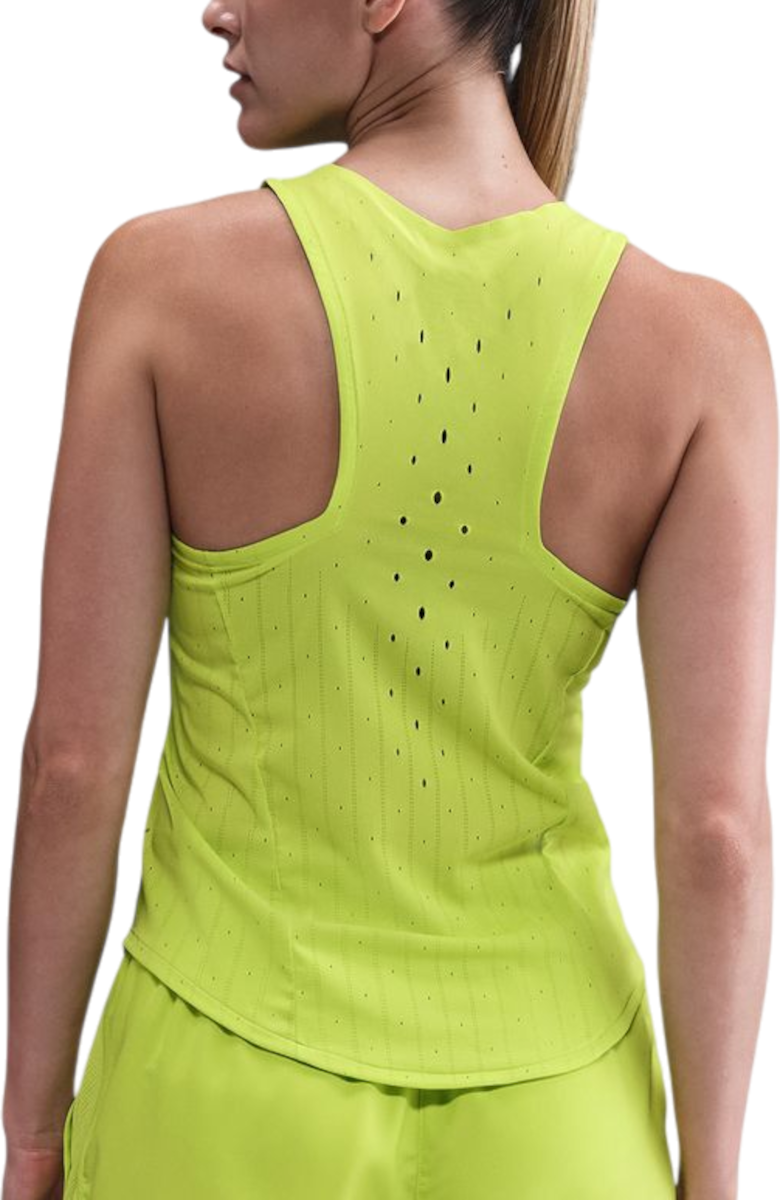 Tanktop Nike AeroSwift Perforated Running Tank Top Gul | fn2504-389, 1
