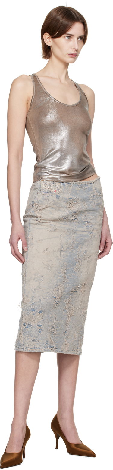Tanktop Diesel Diesel T-Ama Metallic Tank Top Metalisk | A16238 0HQAI, 3