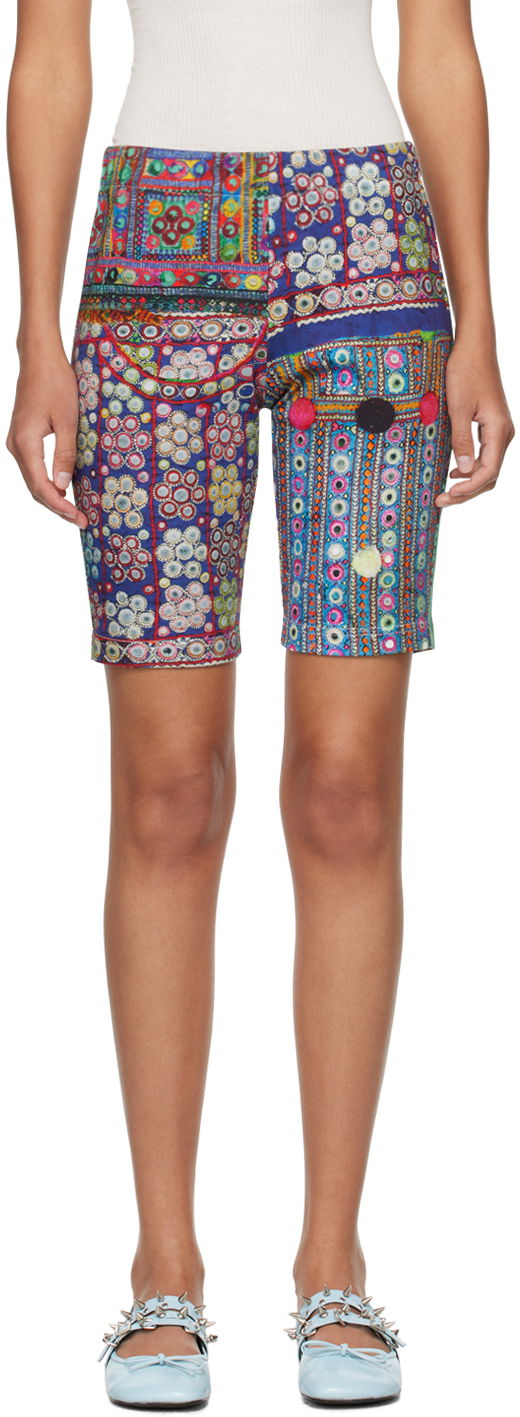 Shorts Comme des Garçons Comme Des Garçons Printed Cycling Shorts Flerfarvet | TM-T020-051