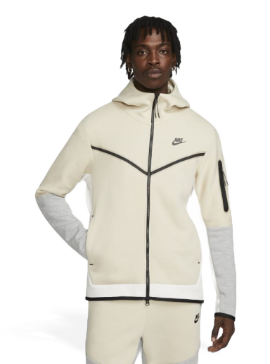 Sweatshirt Nike Sportswear Tech Fleece Full-Zip Hoodie Beige | CU4489-206