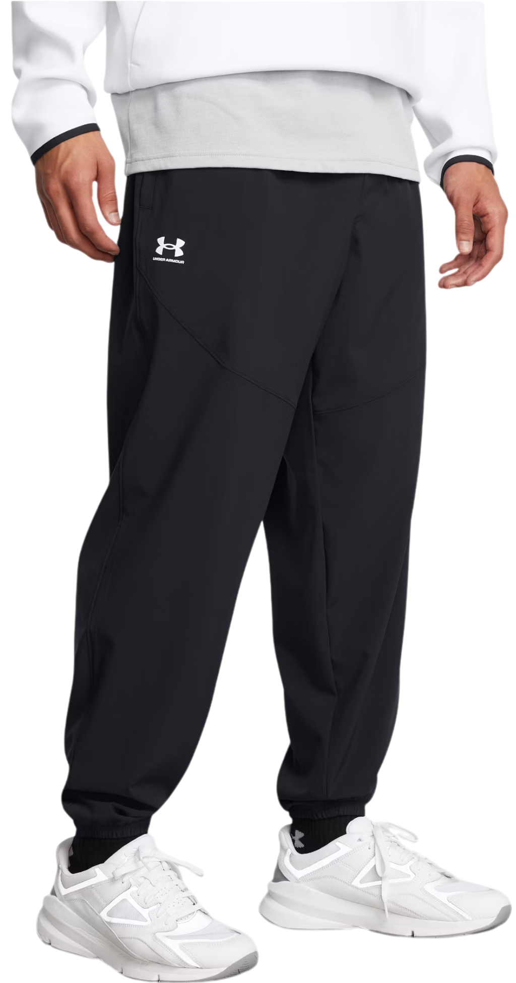 Joggingbukser Under Armour Woven Joggers Sort | 1386557-001, 0
