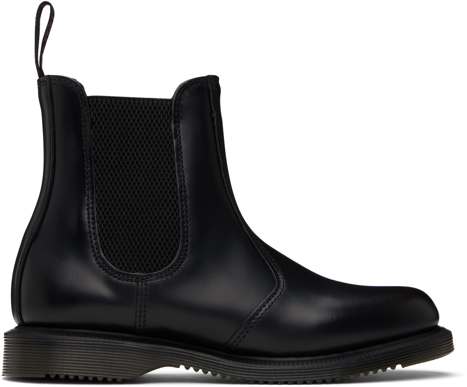 Skopleje Dr. Martens Flora Smooth Chelsea Boots Sort | 32217001, 0
