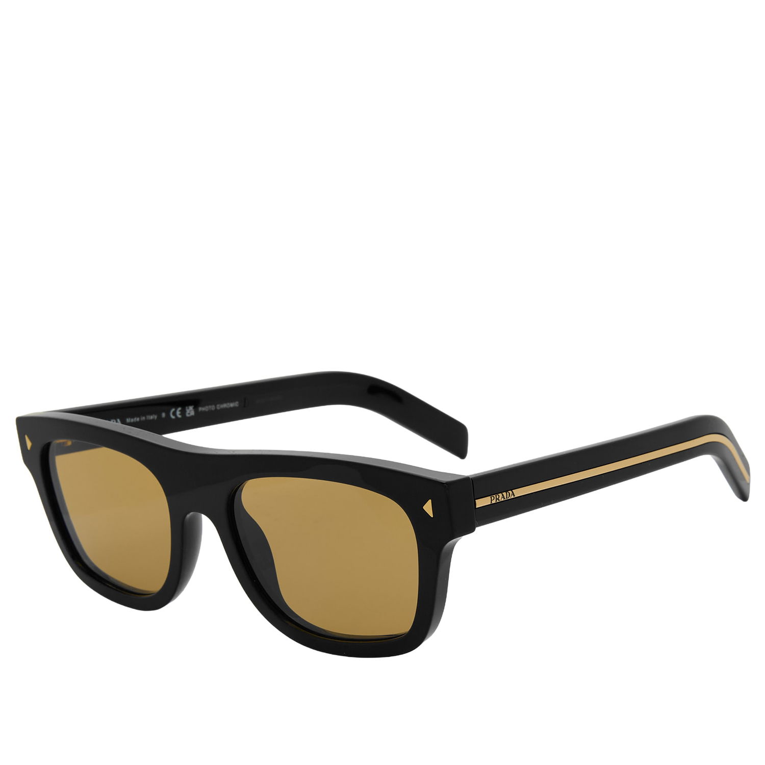 Solbriller Prada Eyewear 0PR B12S Sort | 0PR-B12S-55-16K60F, 1