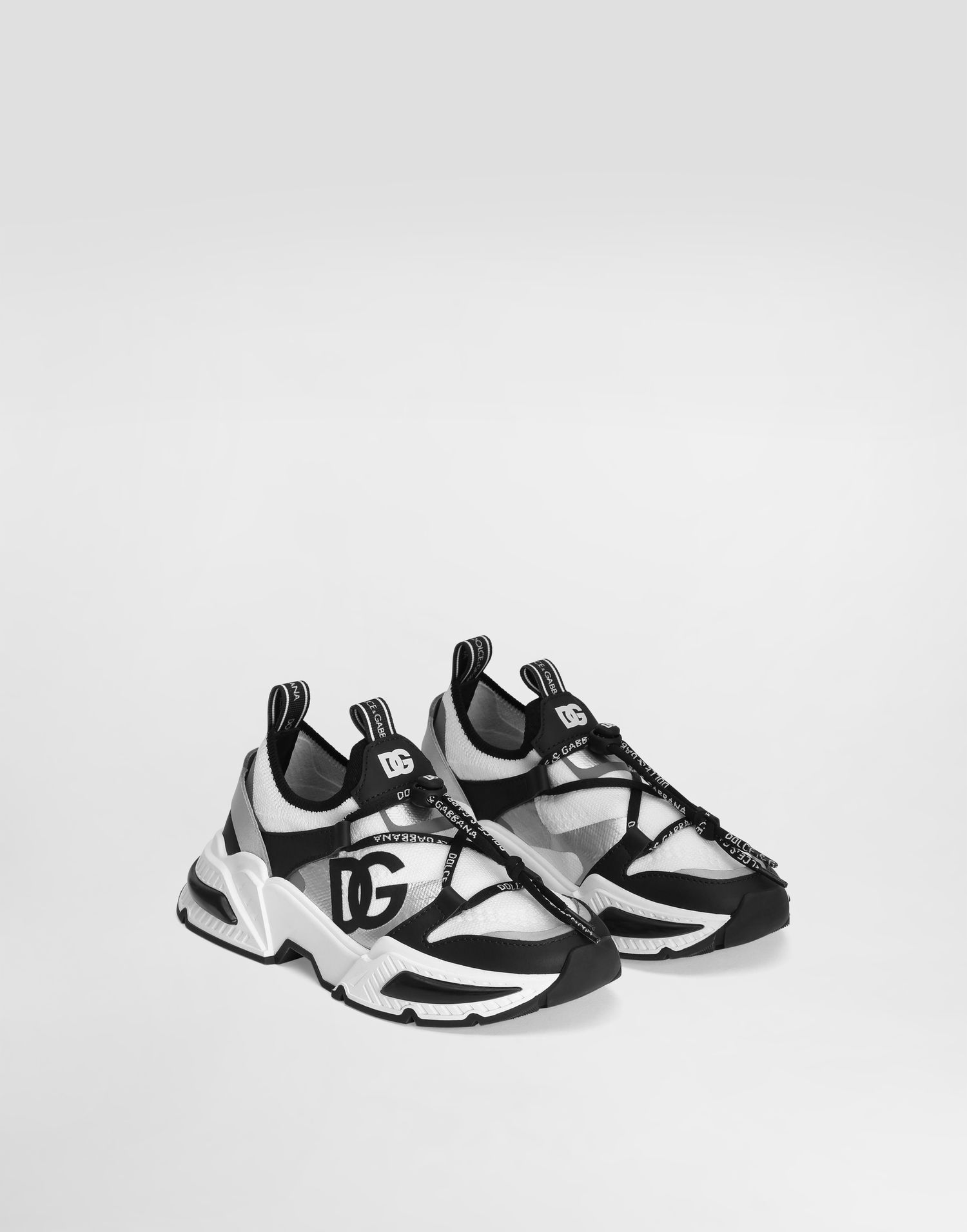 Sneakers og sko Dolce & Gabbana Dolce & Gabbana Airmaster Mesh With DG Logo Hvid | DA5275AW4788B926, 1