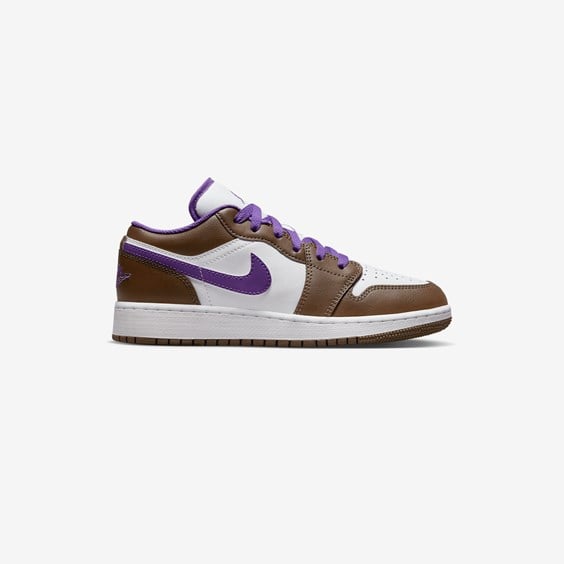 Sneakers og sko Jordan Air Jordan 1 Low "Purple Mocha" GS Lilla | 553560-215, 1