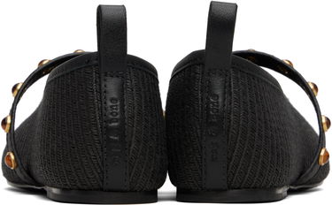 Kjole rag & bone rag & bone Spire Straw Mary Jane Ballerina Flats Sort | WFF25PF1003ST3, 1