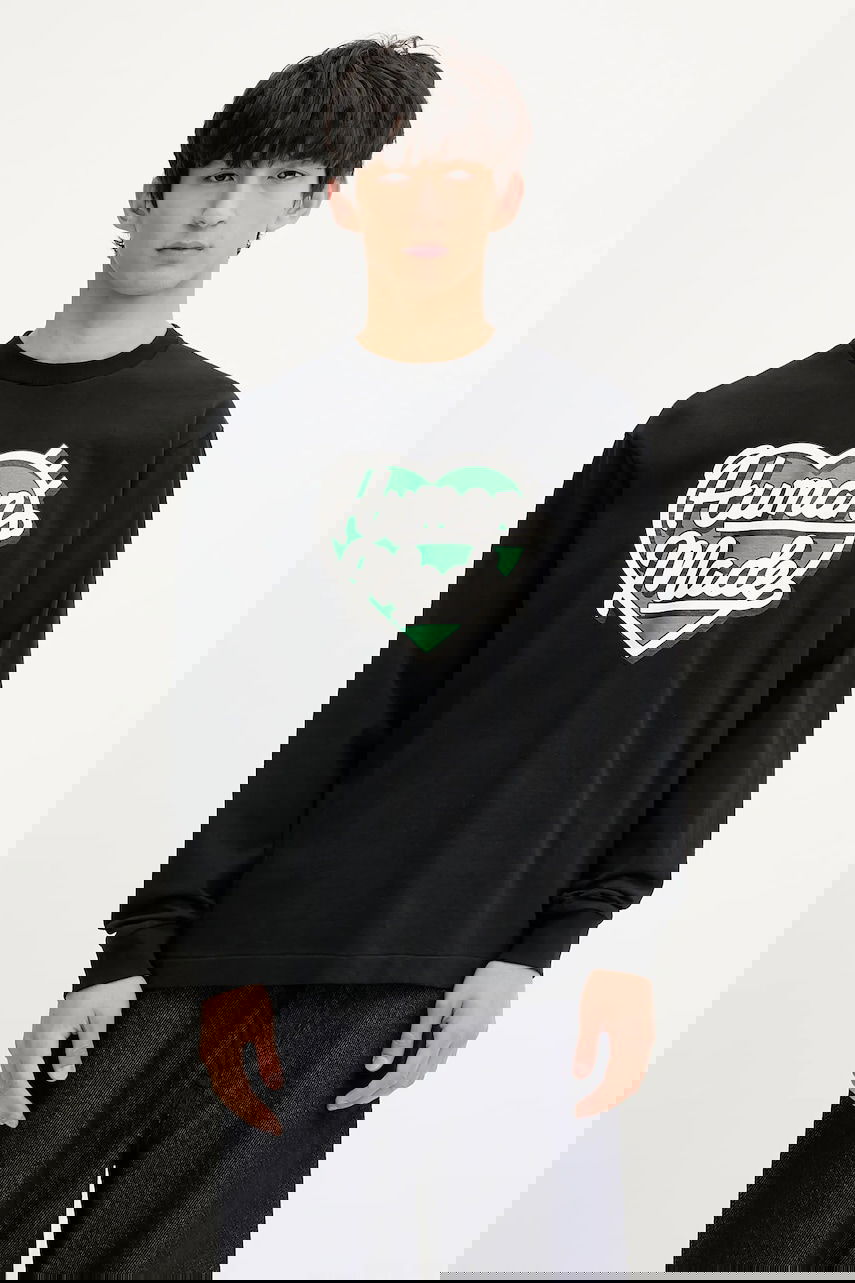 T-shirt Human Made Human Made Long Sleeve Graphic T-Shirt Sort | HM29CS021, 0