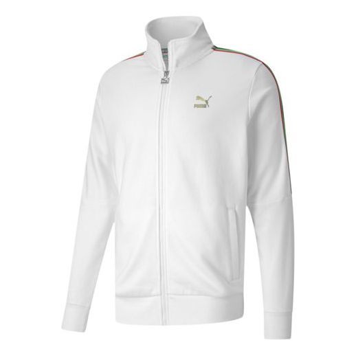 Jakke Puma TFS Unity Knit Jacket Hvid | 599293-02