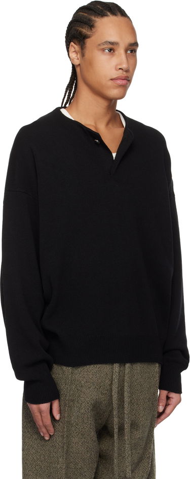 Sweater Fear of God Fear of God Fine Knit Henley Sort | FGE220-2041LAW, 1