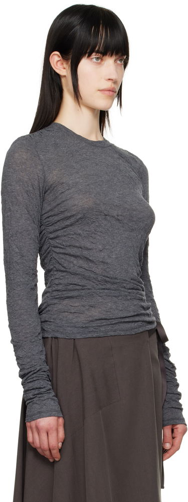 Skjorte OUR LEGACY Our Legacy Strain Slim Long Sleeve T-Shirt Grå | W2256A4, 1