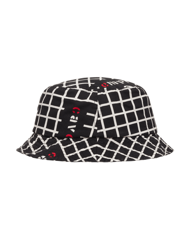 Hat Cav Empt Grid Bucket Hat Sort | CES19G07 BLACK, 2