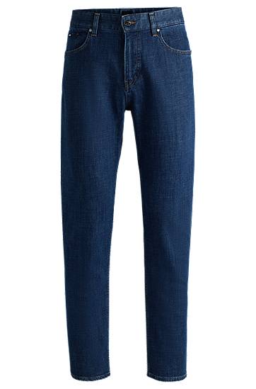 Jeans BOSS Regular Fit Stretch Denim Jeans Blå | 50528266