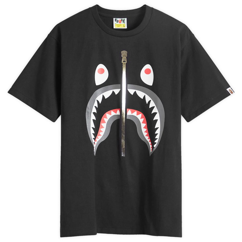T-shirt BAPE A Bathing Ape Men's Shark T-Shirt in Black, Size Large | END. Clothing Sort | 001TEK301003M-BLK