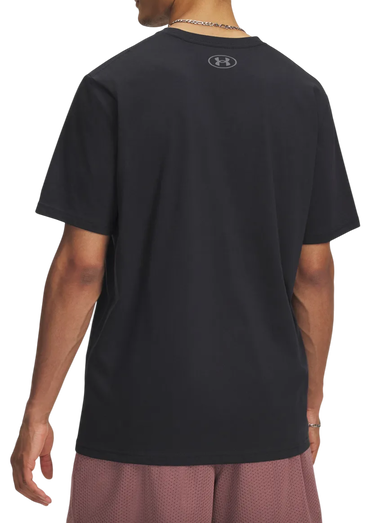 T-shirt Under Armour UA Triple Stack Logo Short Sleeve T-Shirt Sort | 6004173-001, 1
