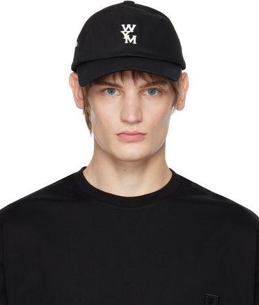 Kasket WOOYOUNGMI Logo Ball Cap Sort | W243AC51, 0