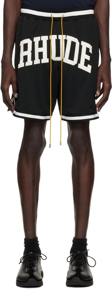 Shorts Rhude Rhude Collegiate Mesh Basketball Shorts Sort | RHPS25SH02016, 0