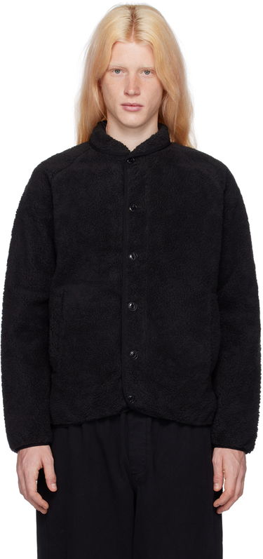 Bomberjakke YMC Fleece Jacket Sort | P7AZD, 0