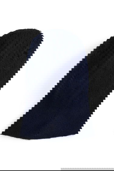 Kasketter og hatte Polo by Ralph Lauren Cable-Knit Balaclava with Ties Mørkeblå | 455981427, 1
