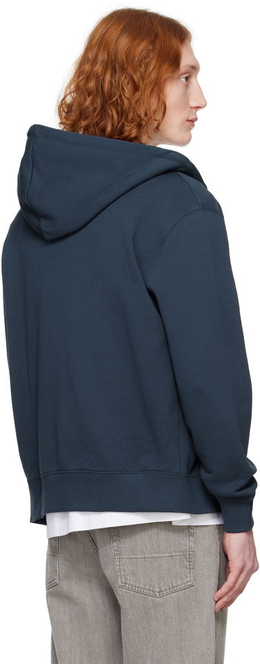 Sweatshirt MAISON KITSUNÉ Maison Kitsuné Fox Head Zip Hoodie Mørkeblå | MM00714KM0321, 2