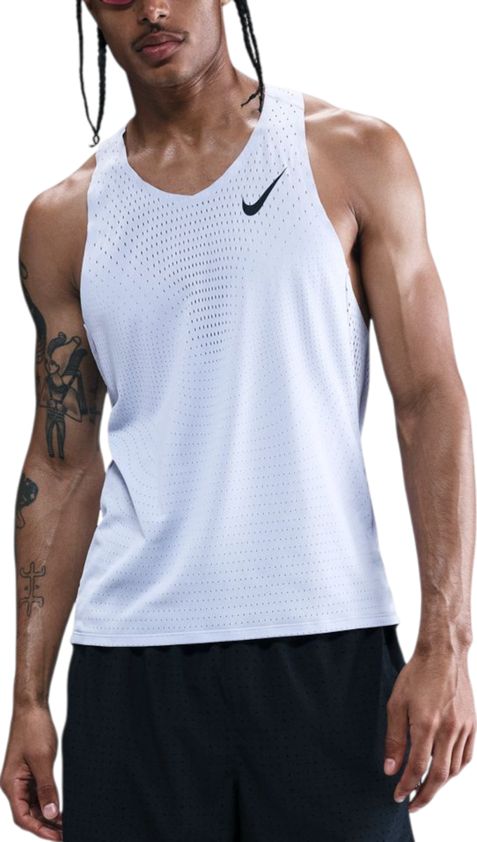 Tanktop Nike AeroSwift Running Tank Top Hvid | fn4231-057