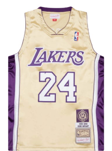 Jersey Mitchell & Ness LA Lakers Authentic Jersey Kobe Bryant Beige | AJY4CP20021-LALGOLD96KBR