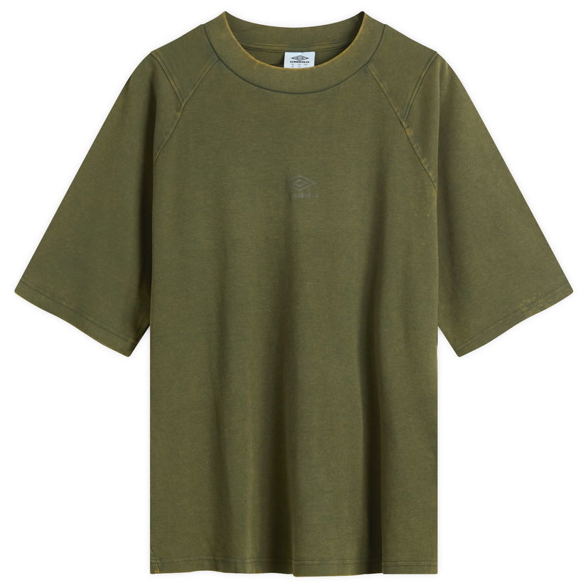 T-shirt Umbro Washed High Neck Boxy T-Shirt Grøn | 66637U-NC3