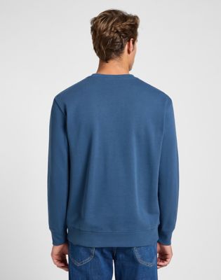 Sweater Lee Regular Fit Crewneck Sweatshirt XXL Blå | 112363878, 0