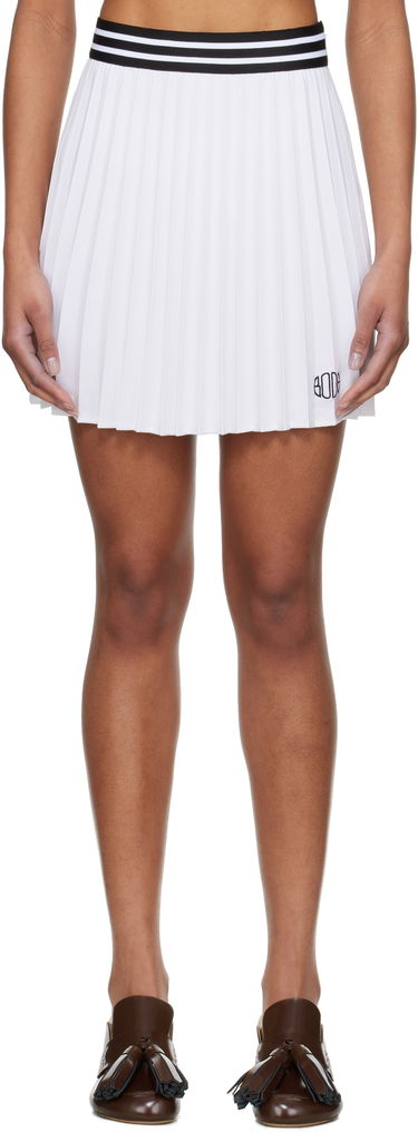 Nederdel Bode Bode Court Pleated Miniskirt Hvid | WRS25BT062, 0